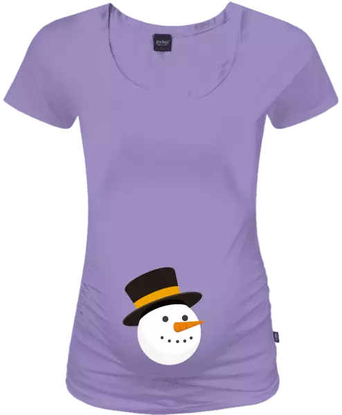 Tehotenské tričko Sněhulák - kopie
