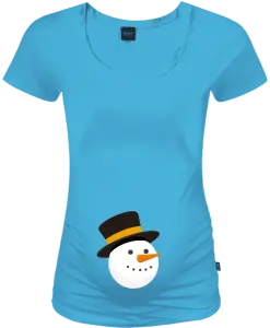 Tehotenské tričko Sněhulák - kopie