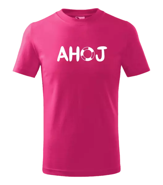 Detské vodácke tričko AHOJ