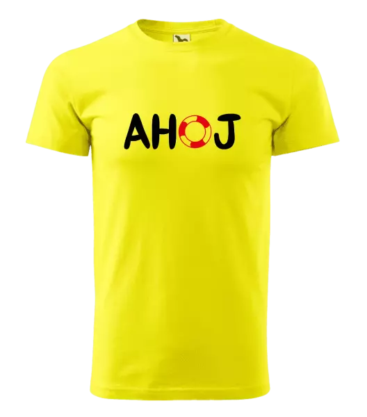 Pánske vodácke tričko AHOJ