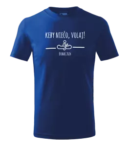 Detské vodácke tričko Kdyby niečo volaj