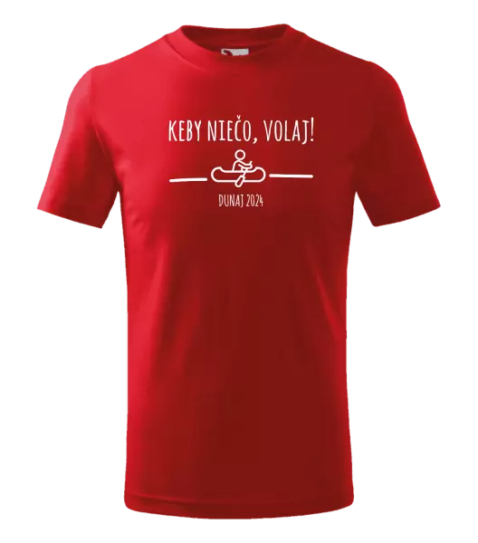 Detské vodácke tričko Kdyby niečo volaj