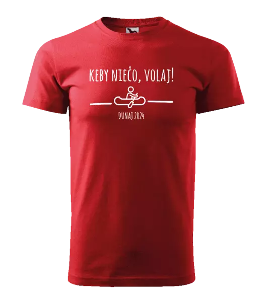 Pánske vodácke tričko Kdyby niečo volaj