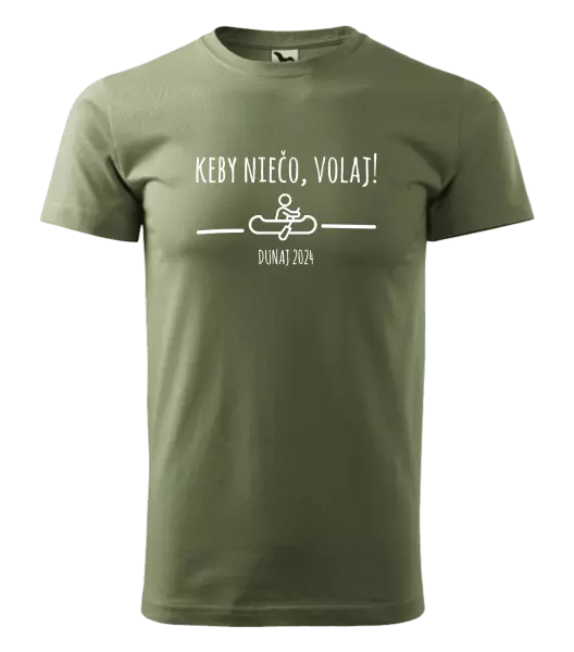 Pánske vodácke tričko Kdyby niečo volaj