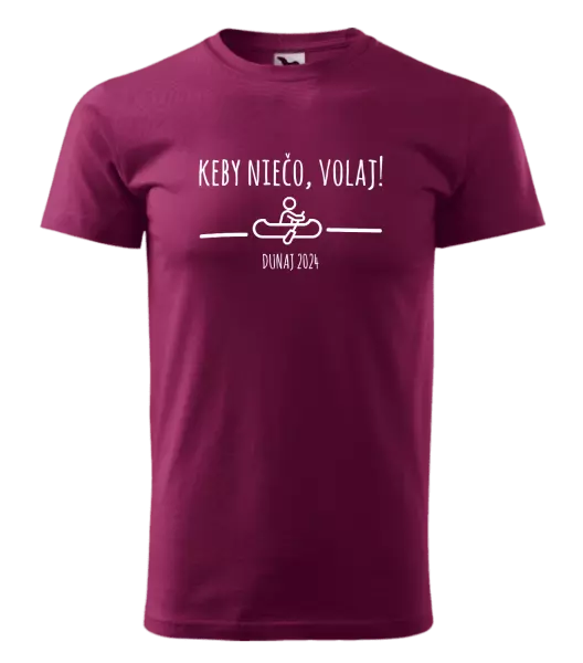 Pánske vodácke tričko Kdyby niečo volaj