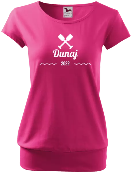 Dámske vodácke tričko Názov rieky a rok