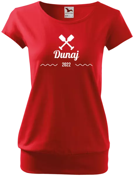 Dámske vodácke tričko Názov rieky a rok