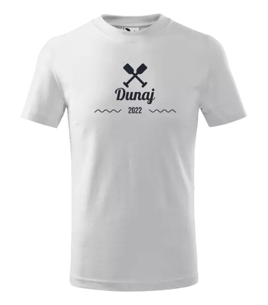 Detské vodácke tričko Názov rieky a rok