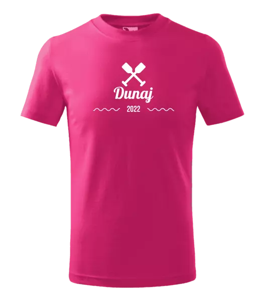 Detské vodácke tričko Názov rieky a rok