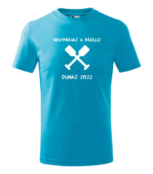 Detské vodácke tričko Nekecej a pádluj - kopie