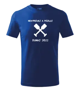 Detské vodácke tričko Nekecej a pádluj - kopie