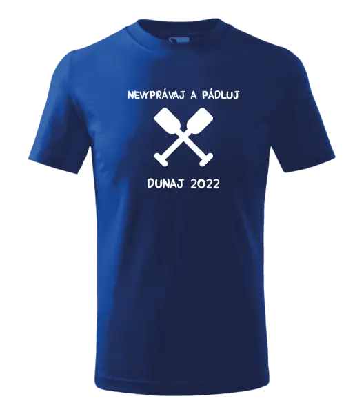 Detské vodácke tričko Nekecej a pádluj - kopie