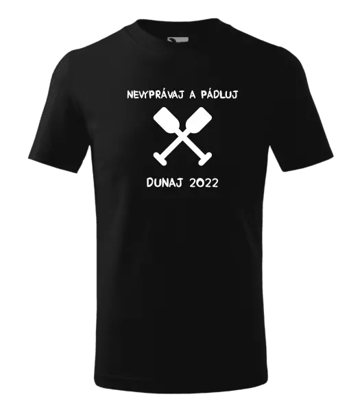 Detské vodácke tričko Nekecej a pádluj - kopie