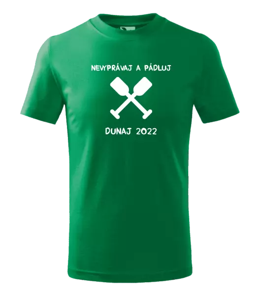 Detské vodácke tričko Nekecej a pádluj - kopie