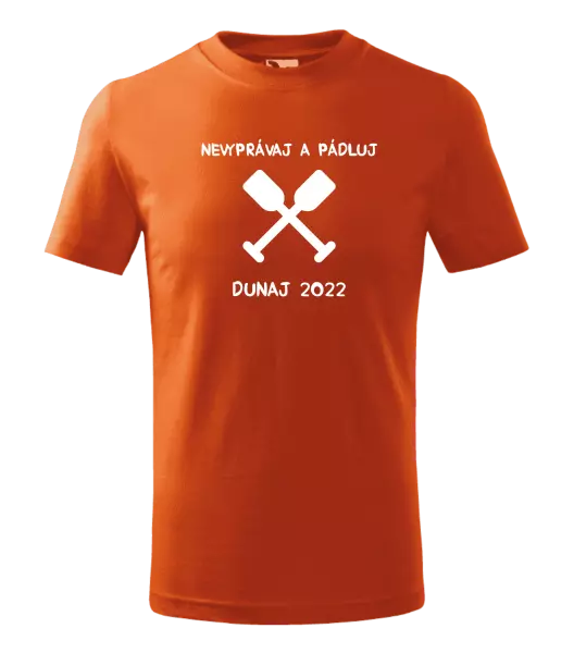 Detské vodácke tričko Nekecej a pádluj - kopie