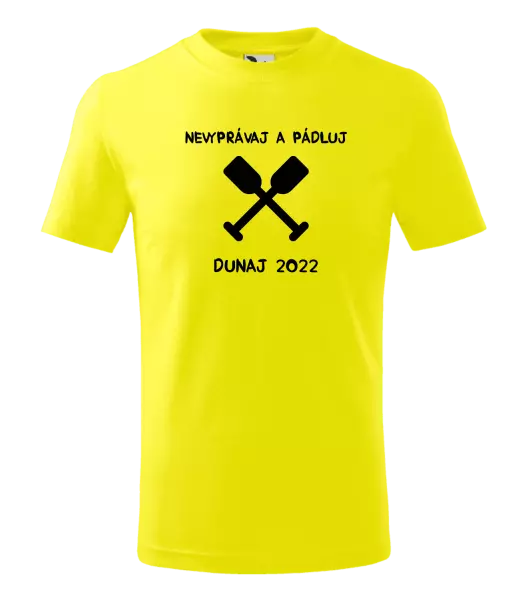 Detské vodácke tričko Nekecej a pádluj - kopie