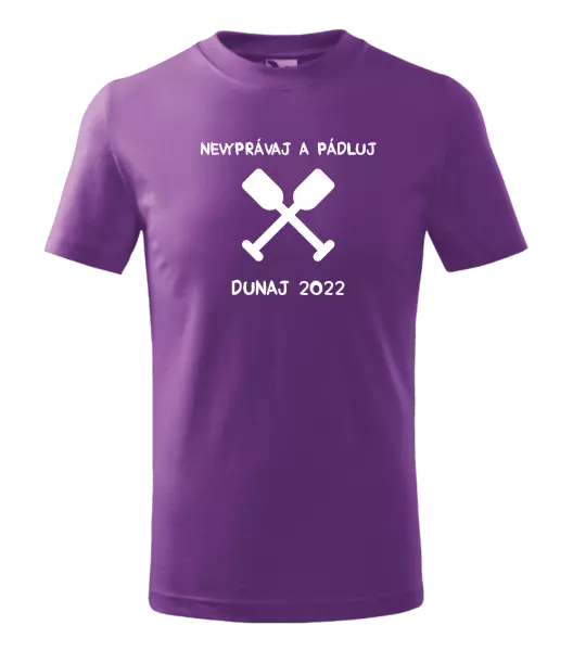 Detské vodácke tričko Nekecej a pádluj - kopie