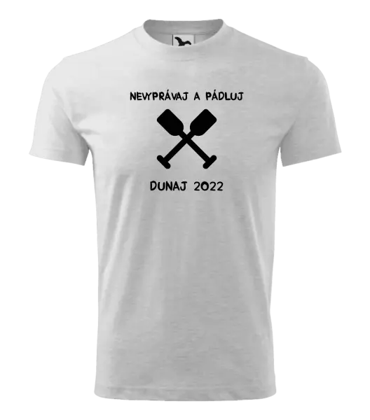 Detské vodácke tričko Nekecej a pádluj - kopie