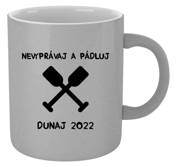 Hrnček metalický Nekecej a pádluj - kopie