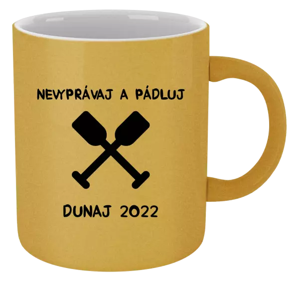 Hrnček metalický Nekecej a pádluj - kopie