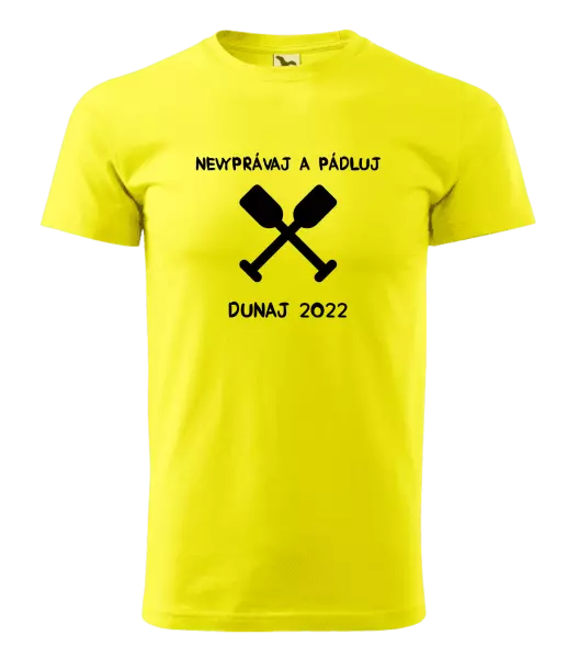 Pánske vodácke tričko Nekecej a pádluj - kopie