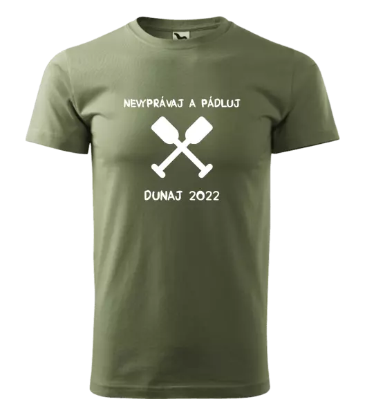 Pánske vodácke tričko Nekecej a pádluj - kopie