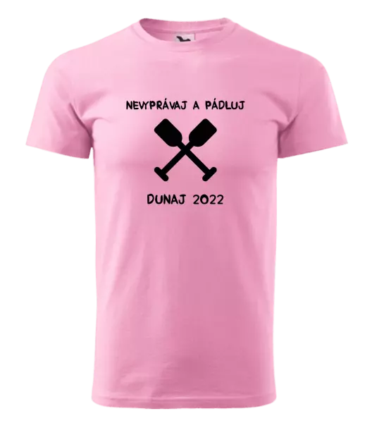 Pánske vodácke tričko Nekecej a pádluj - kopie