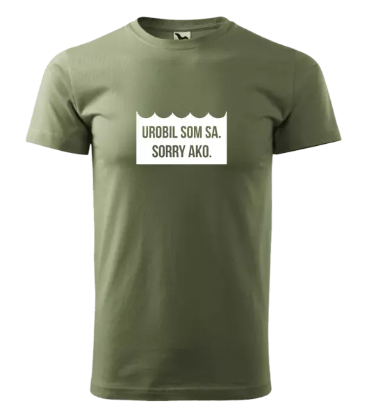 Pánske vodácke tričko Udělal jsem se. Sorry jako.  - kopie