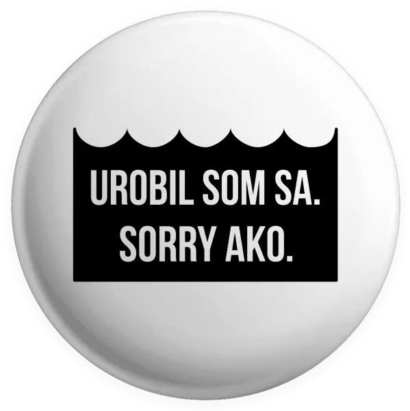 Placka Udělal jsem se. Sorry jako.  - kopie