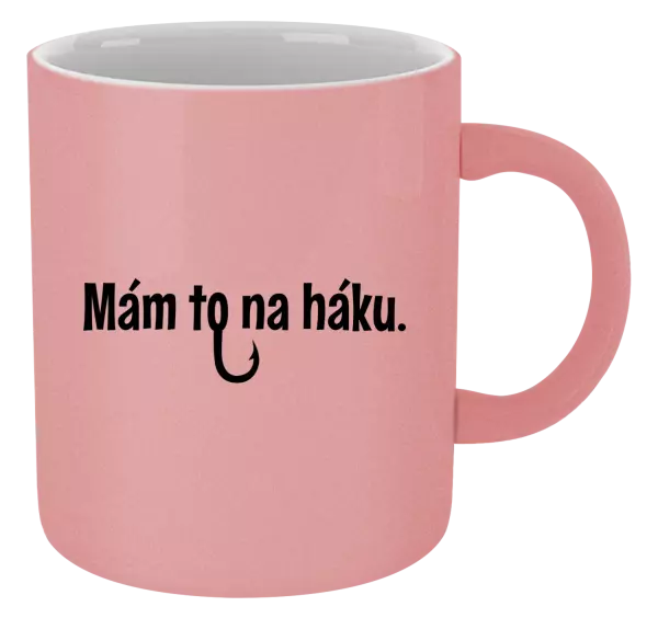 Hrnček metalický Mám to na háku - kopie