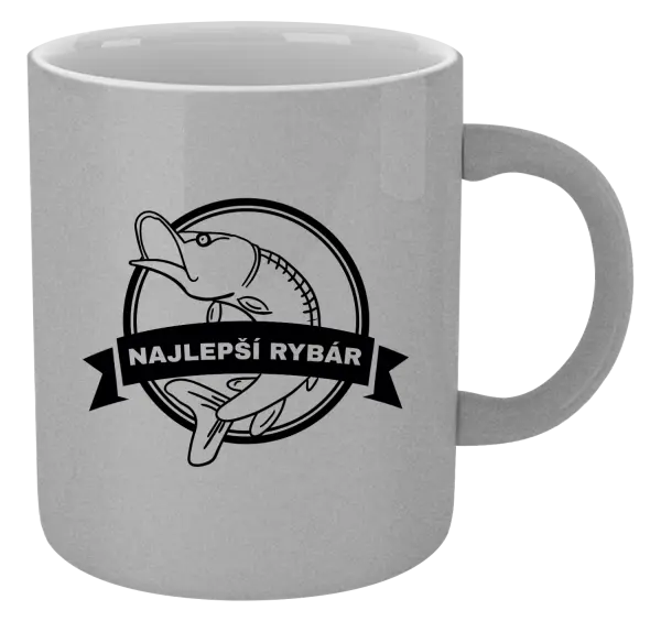 Hrnček metalický Nejlepší rybář - kopie