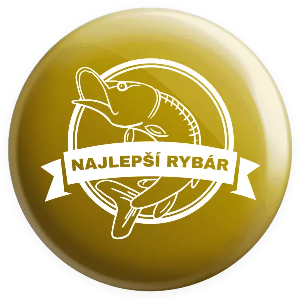 Placka Nejlepší rybář - kopie