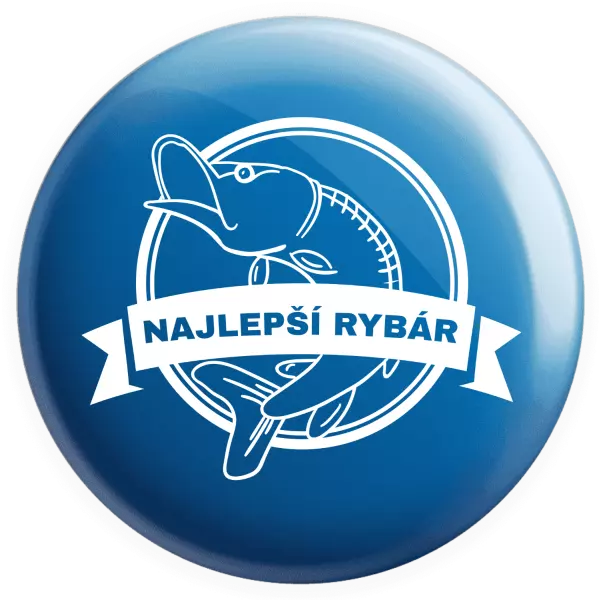 Placka Nejlepší rybář - kopie