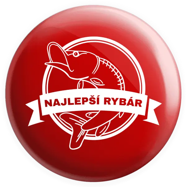 Placka Nejlepší rybář - kopie