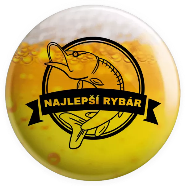 Placka Nejlepší rybář - kopie