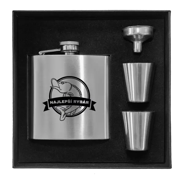 Ploskačka v krabičke Nejlepší rybář - kopie