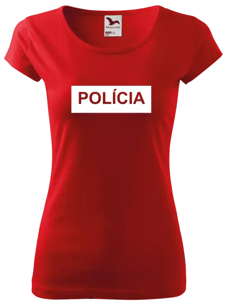 Dámske tričko Polícia