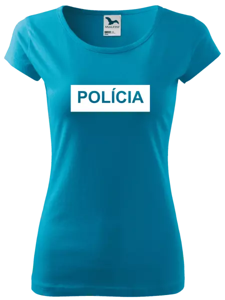 Dámske tričko Polícia