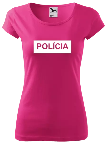 Dámske tričko Polícia