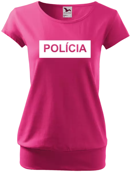 Dámske tričko Polícia