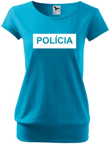 Dámske tričko Polícia