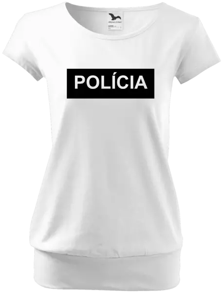 Dámske tričko Polícia