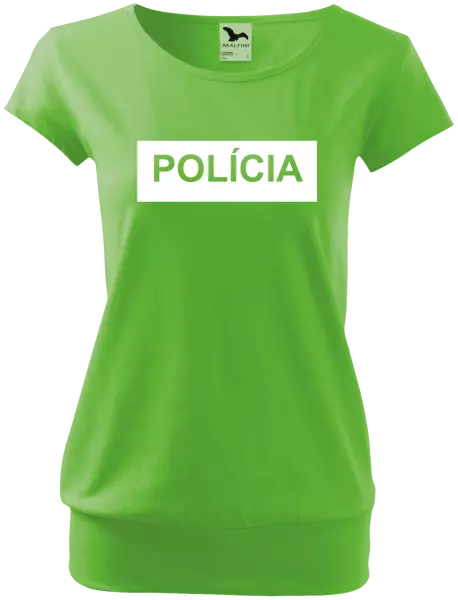 Dámske tričko Polícia