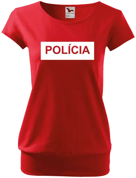 Dámske tričko Polícia