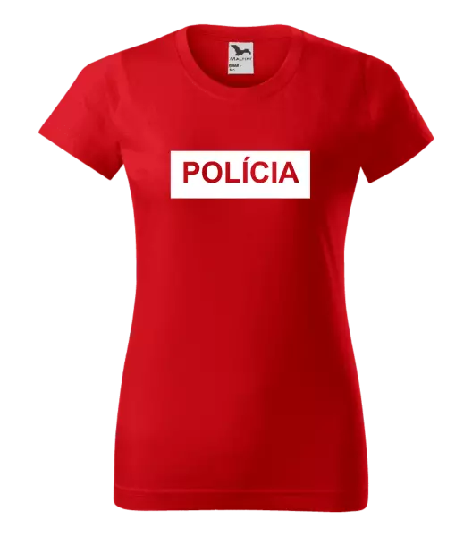 Dámske tričko Polícia