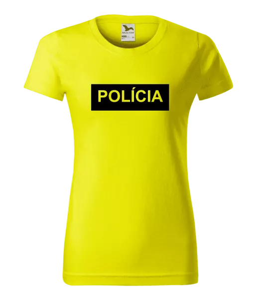 Dámske tričko Polícia