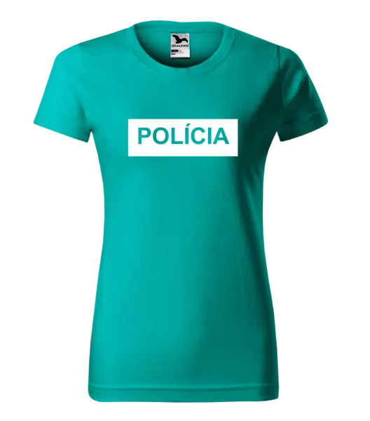 Dámske tričko Polícia