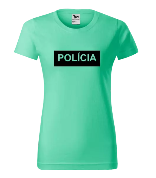 Dámske tričko Polícia