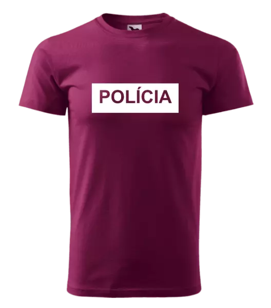 Pánske tričko Polícia