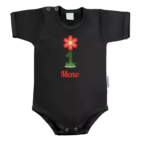 Detské body Moje první narozeniny s kytičkou - kopie